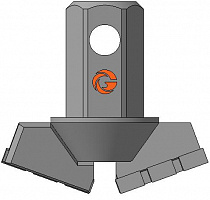 Долото шнековое лопастное ДЛЛ-198.89.Ш55 фото